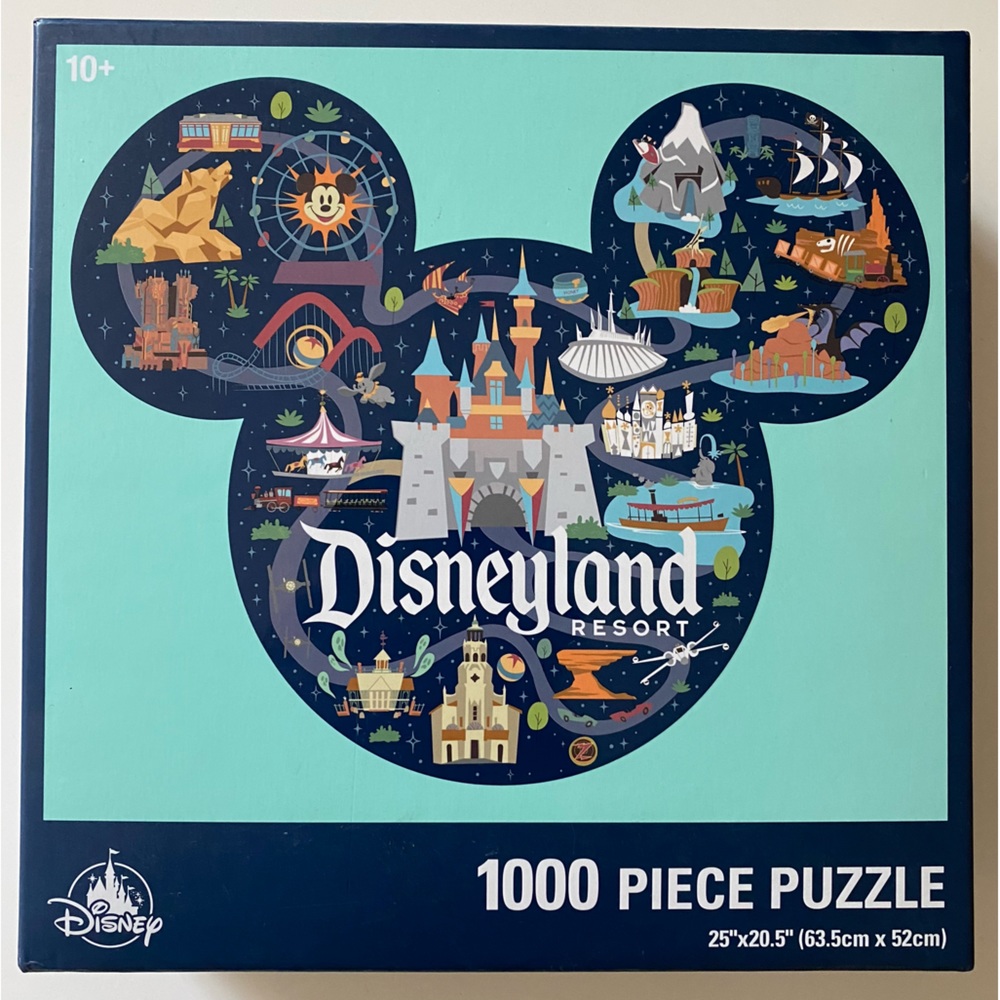 1000 Piece Disneyland Map Puzzle 🧩
